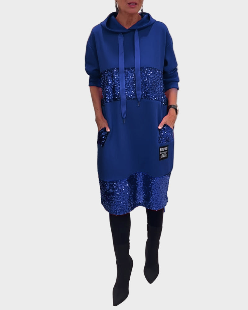 Marieta | Modern Dress with Hood and Flare