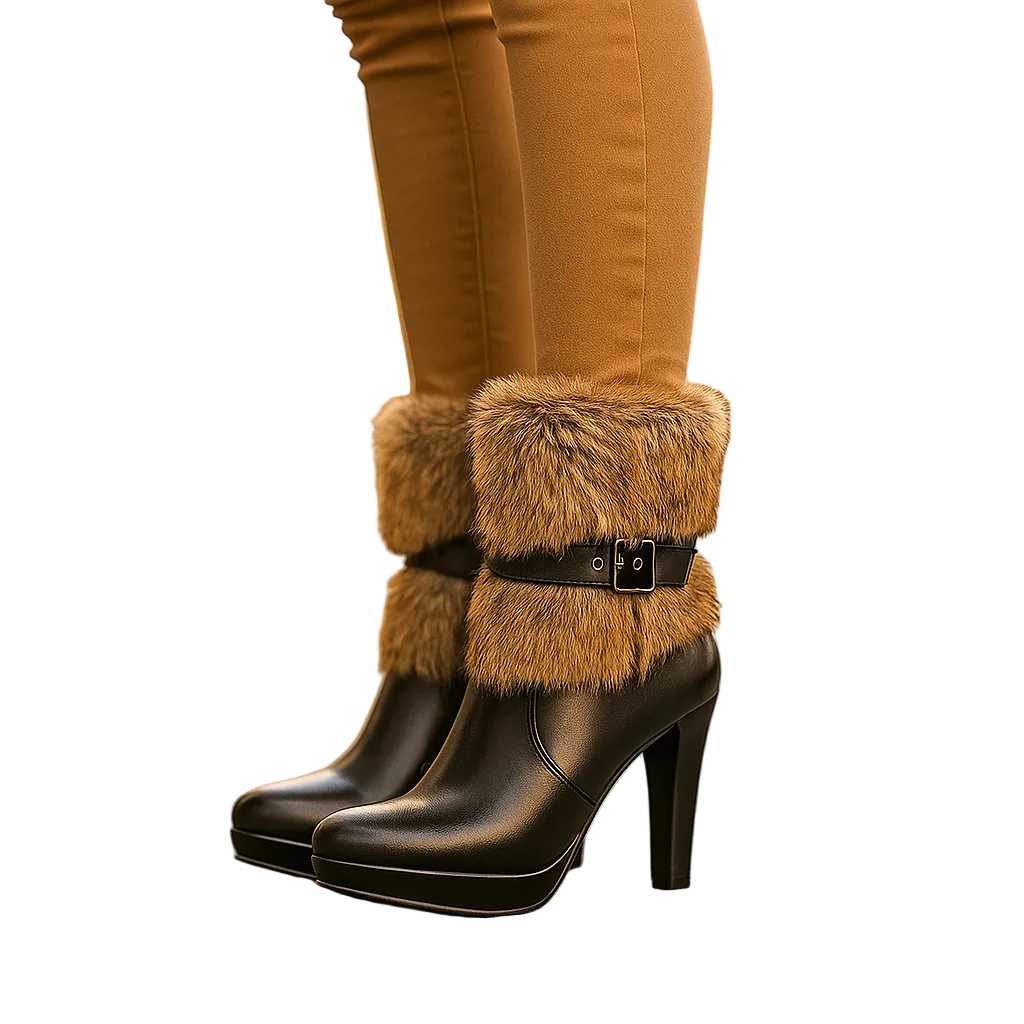 Carmen - Faux Fur Boots