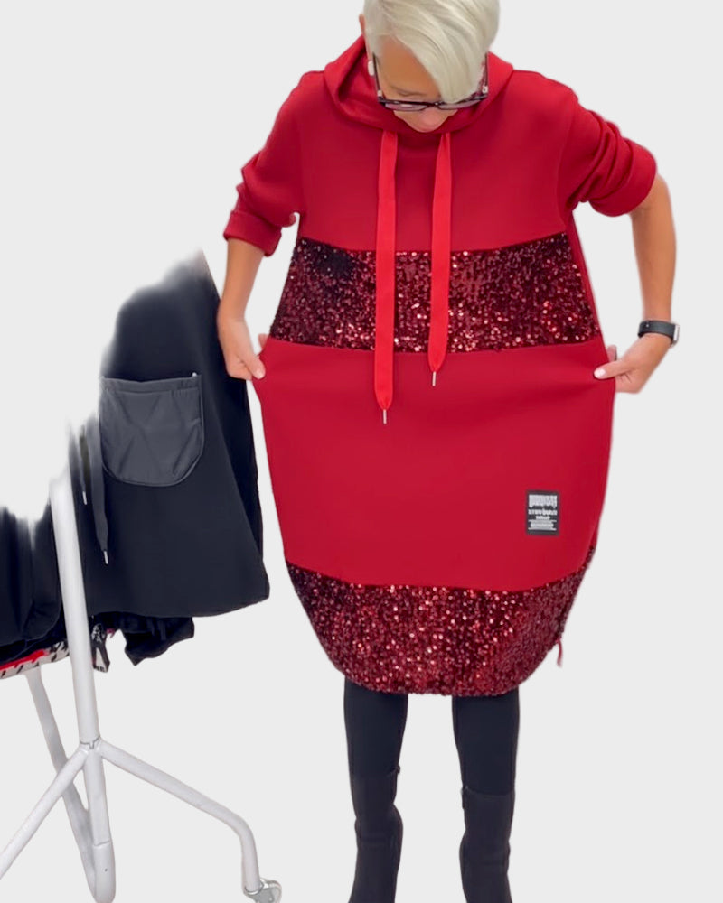 Marieta | Modern Dress with Hood and Flare