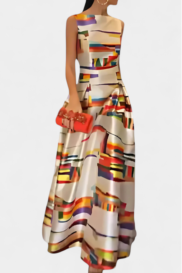 Zara Boho Embroidered Dress with V Neckline