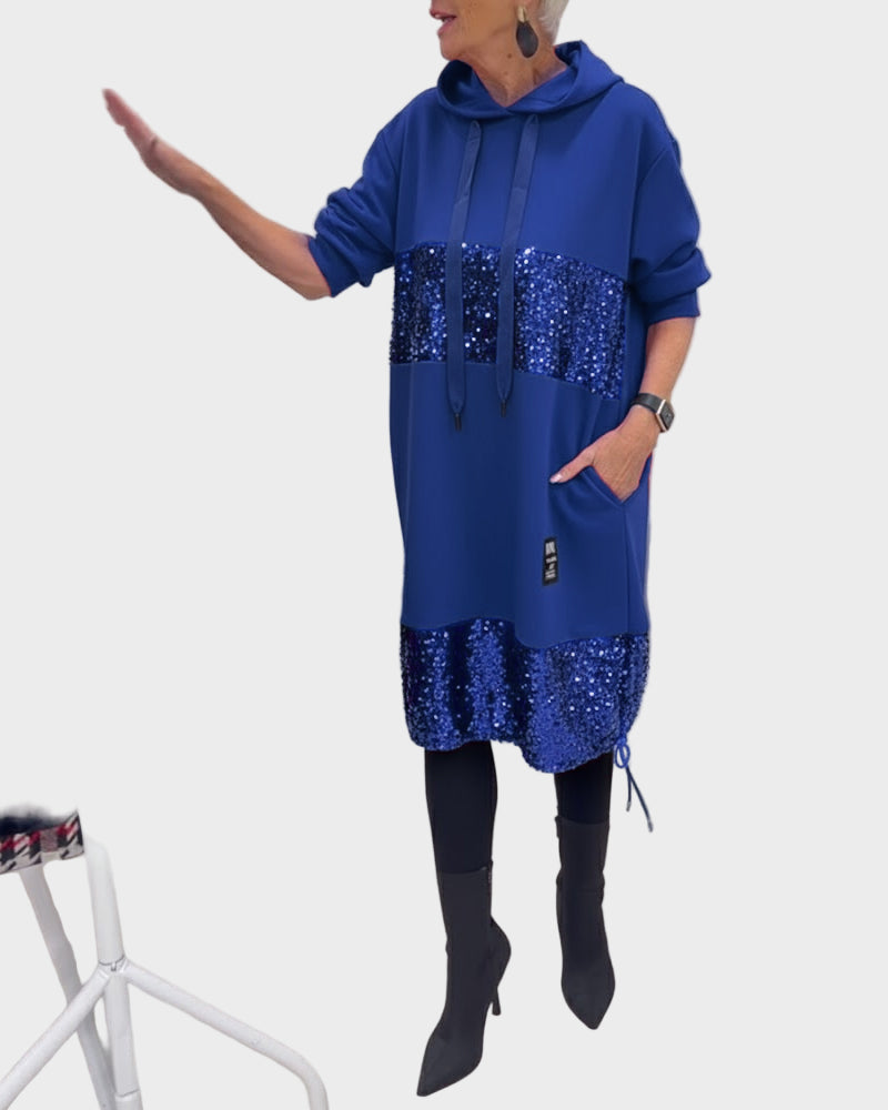 Marieta | Modern Dress with Hood and Flare