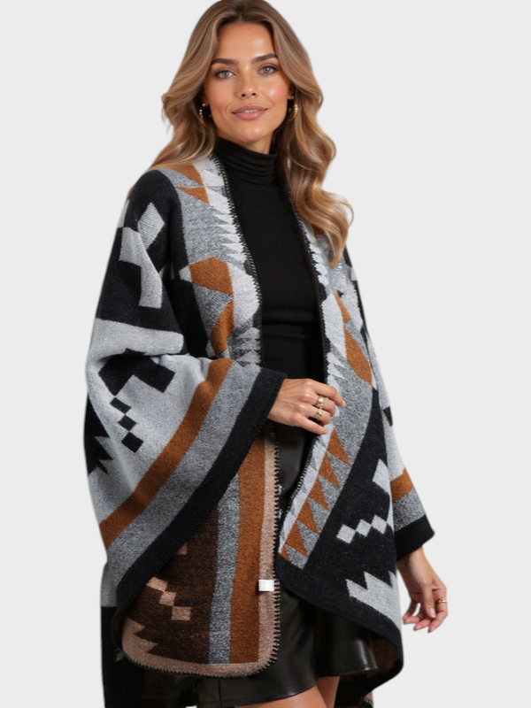 Nikita | Cozvia BreezeWrap Windproof Crochet Shawl