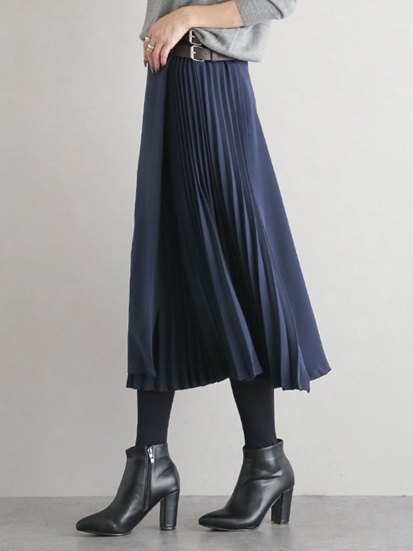 Giana | Graceful A-Line Pleated Skirt