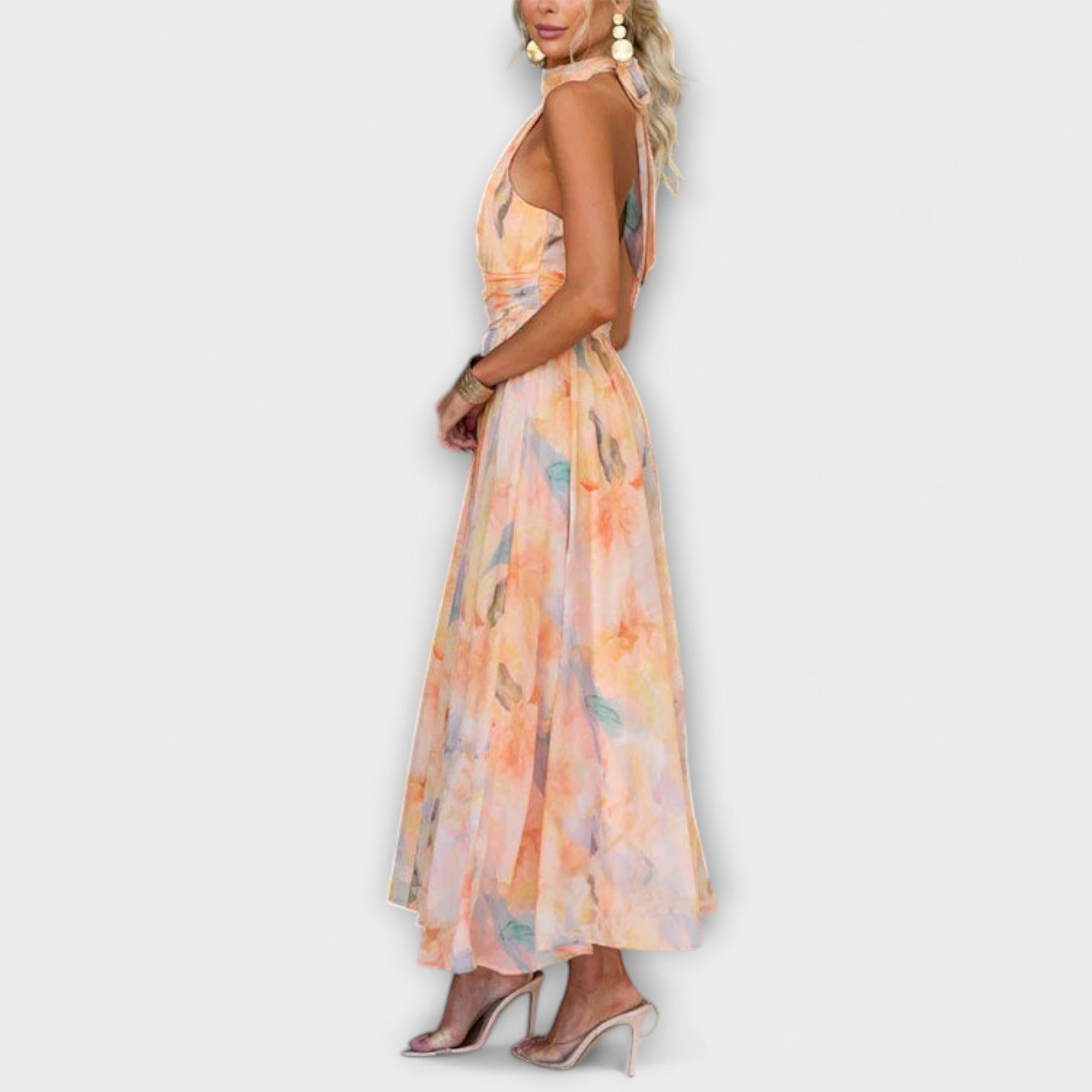 Watercolor Maxi Dress