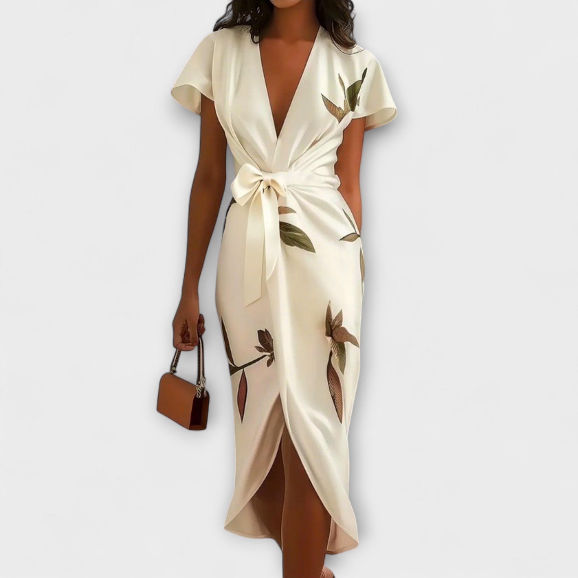 Satin A-Line Dress