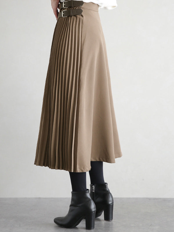 Giana | Graceful A-Line Pleated Skirt