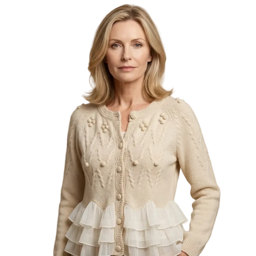 Natalie - Ruffle Cardigan