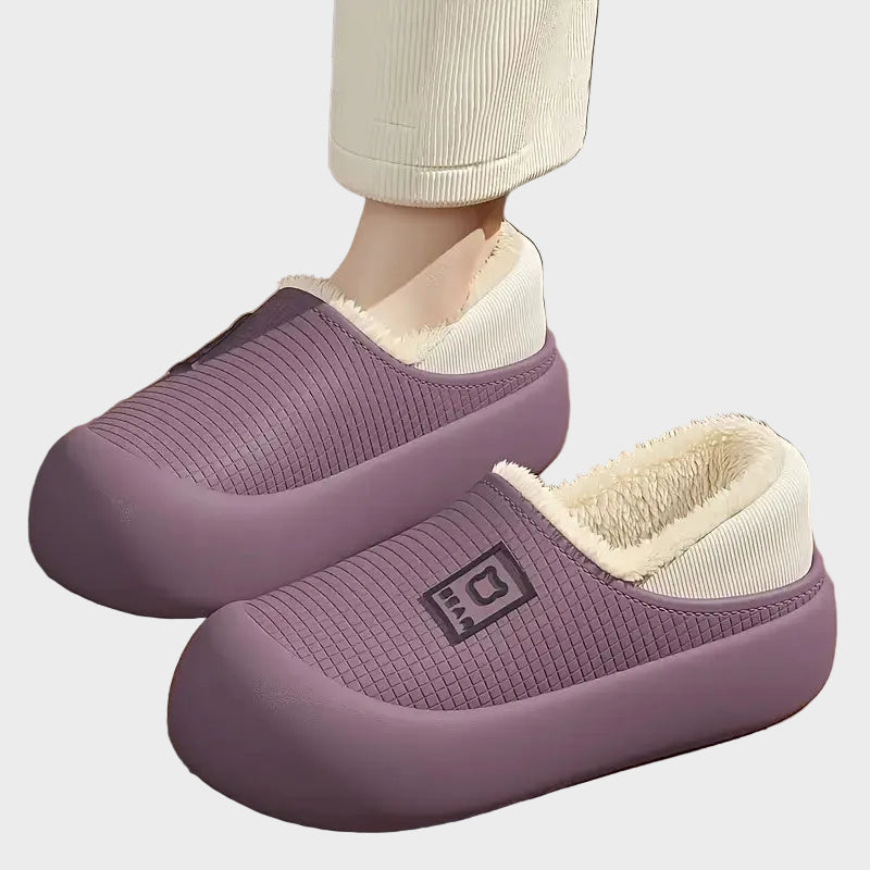 Monica Fleece-Lined Winter Slippers