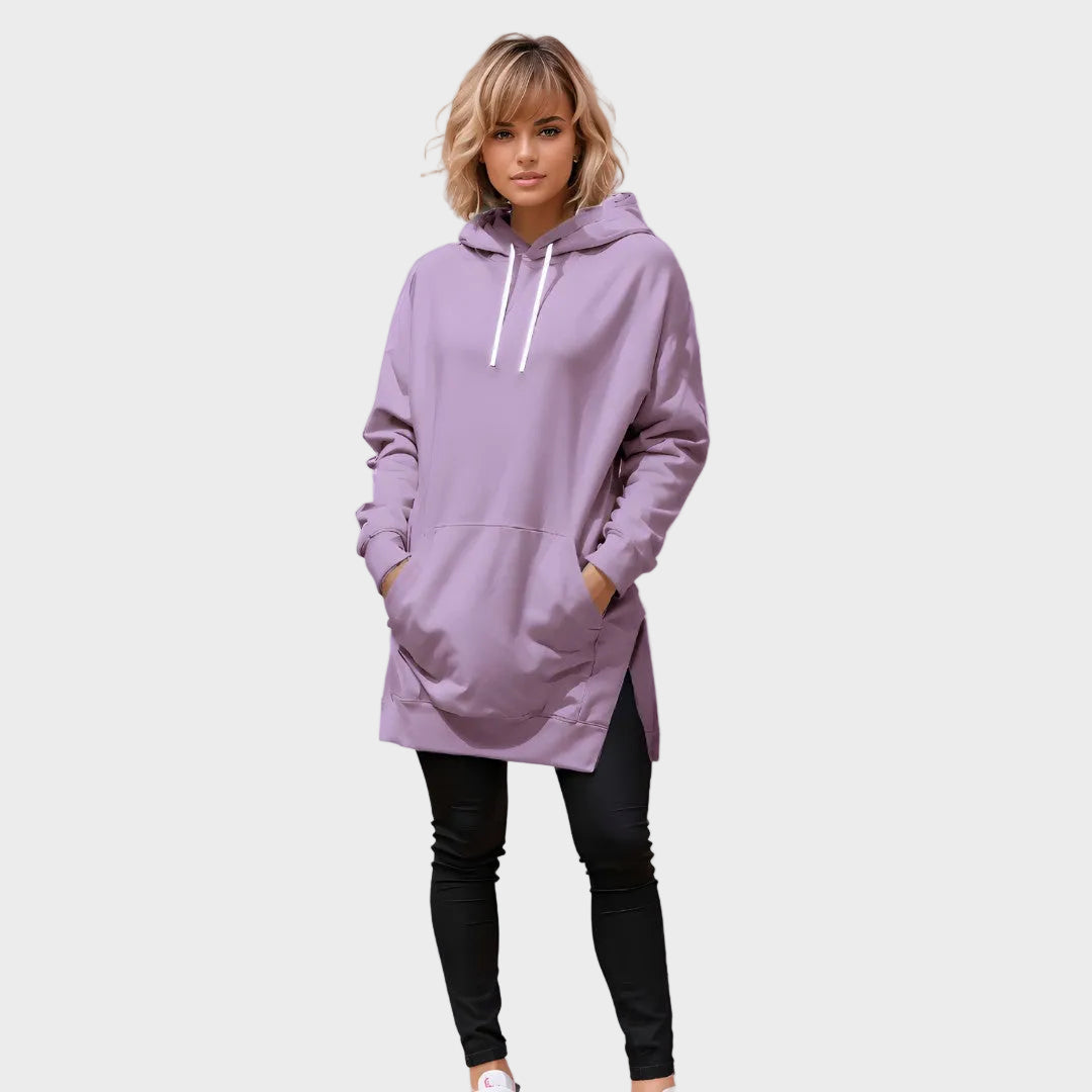 Rhea | Long Dress with Hood