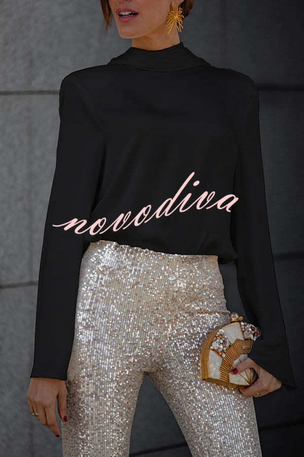 Evengelia | Secret of Elegance Satin Back Chain Blouse