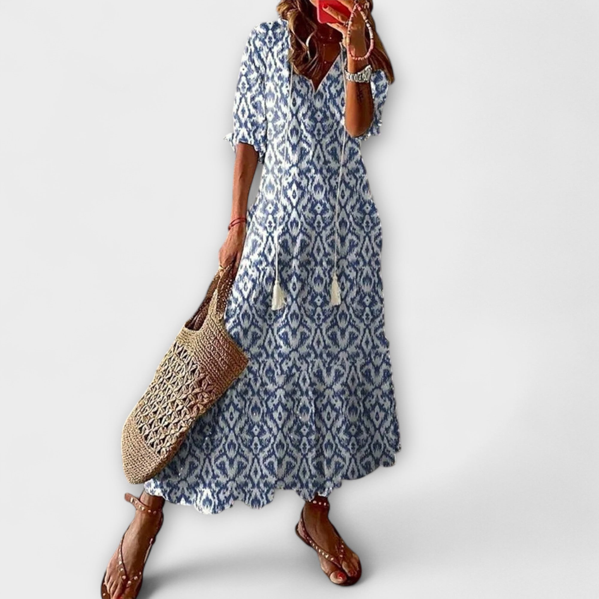 Anna — Bohemian Summer Dress with a Flowing Silhouette