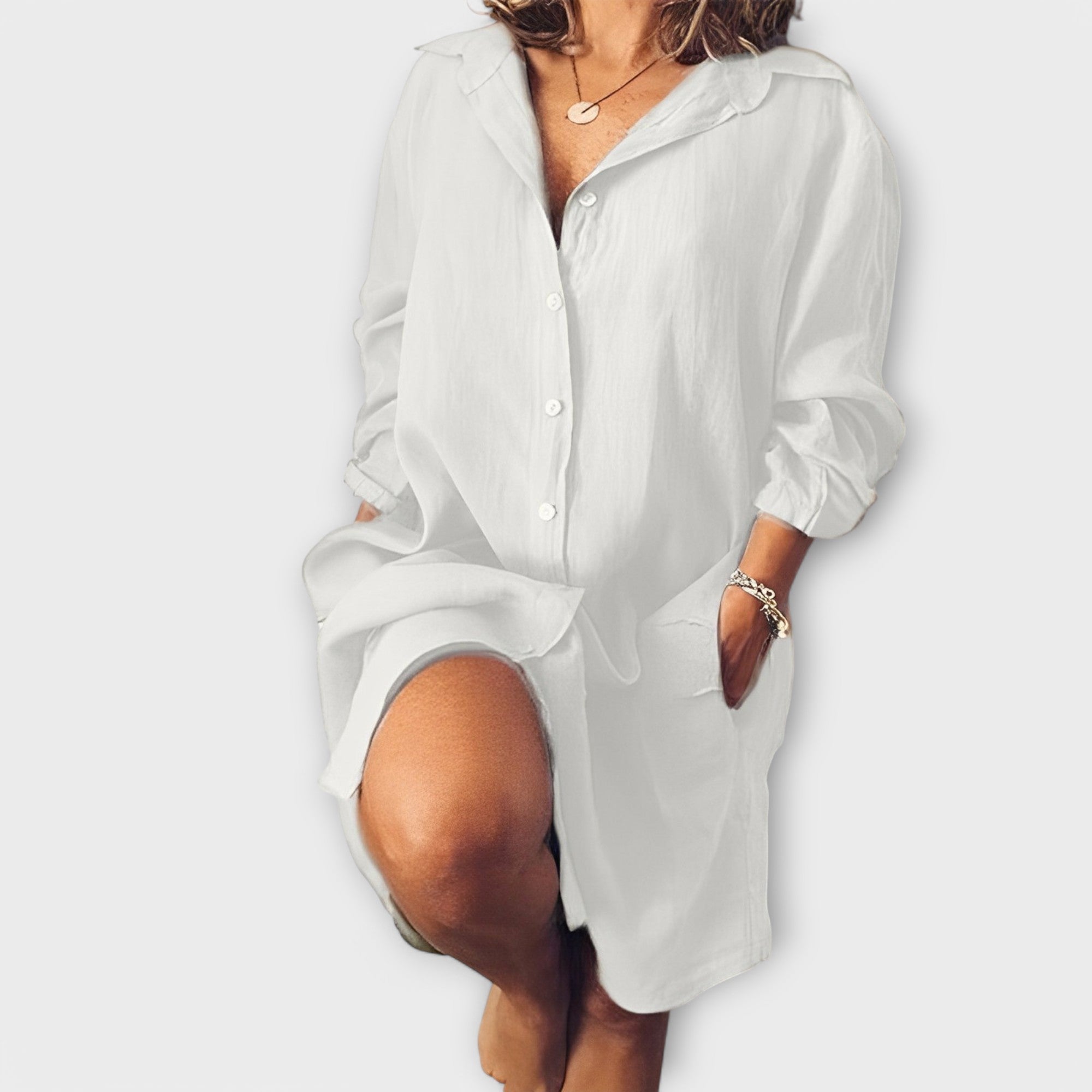 Casual linen blouse