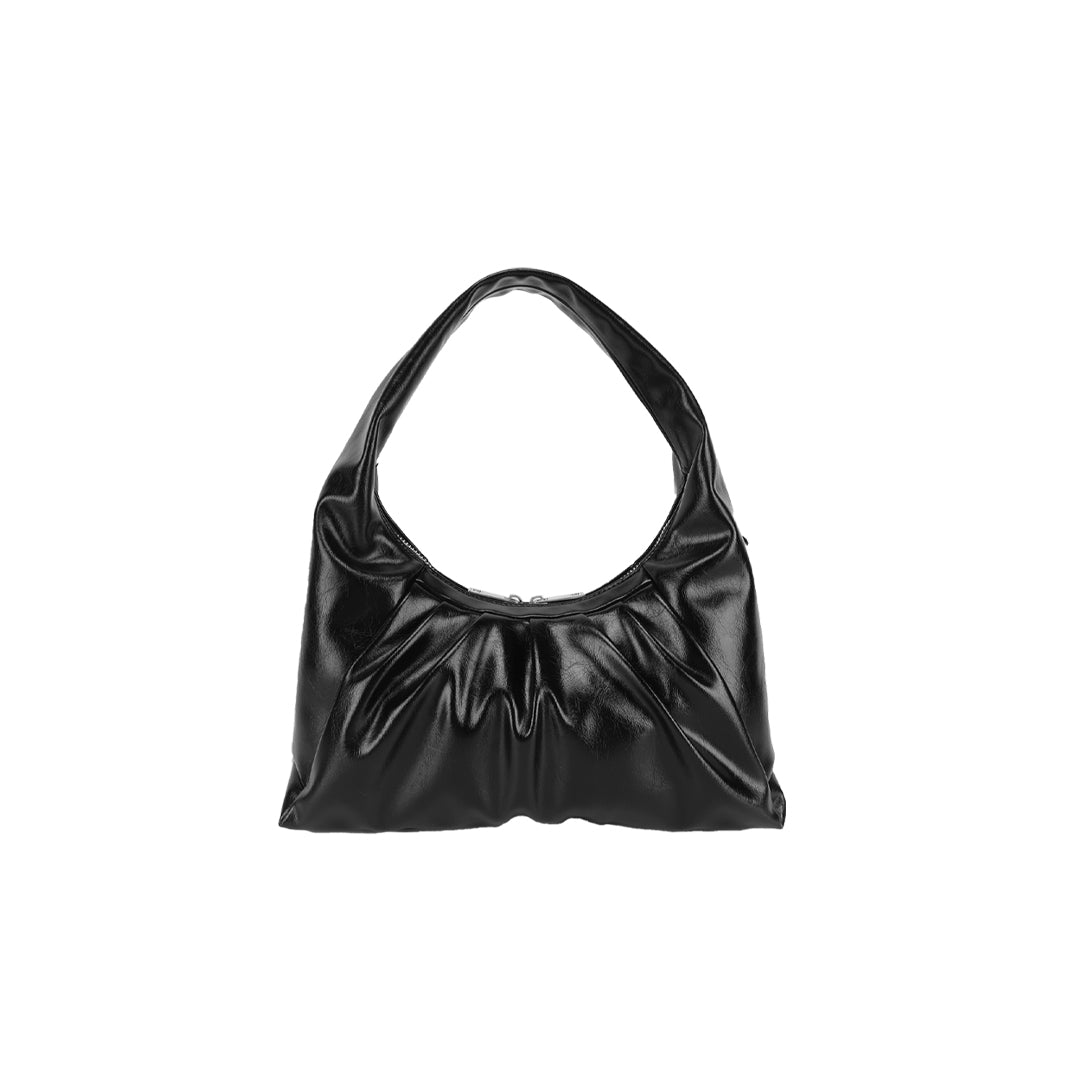 Demi | Crescent-shaped Hobo bag (black)