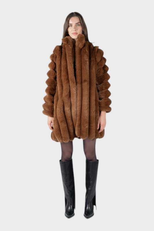 Kristiane | BROWN CLOUD FUR COAT