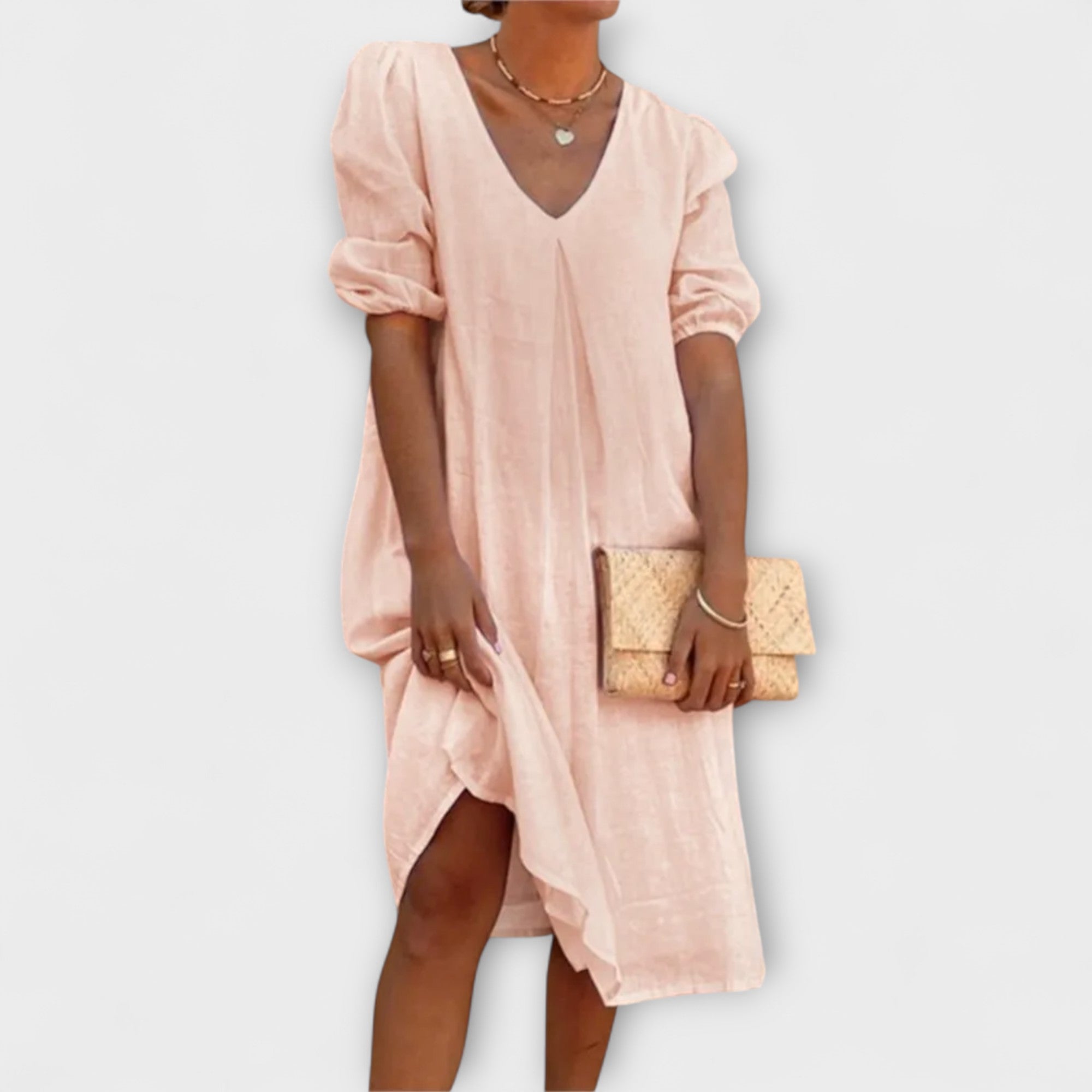 Fanny — Elegant Summer Dress with Braided Details