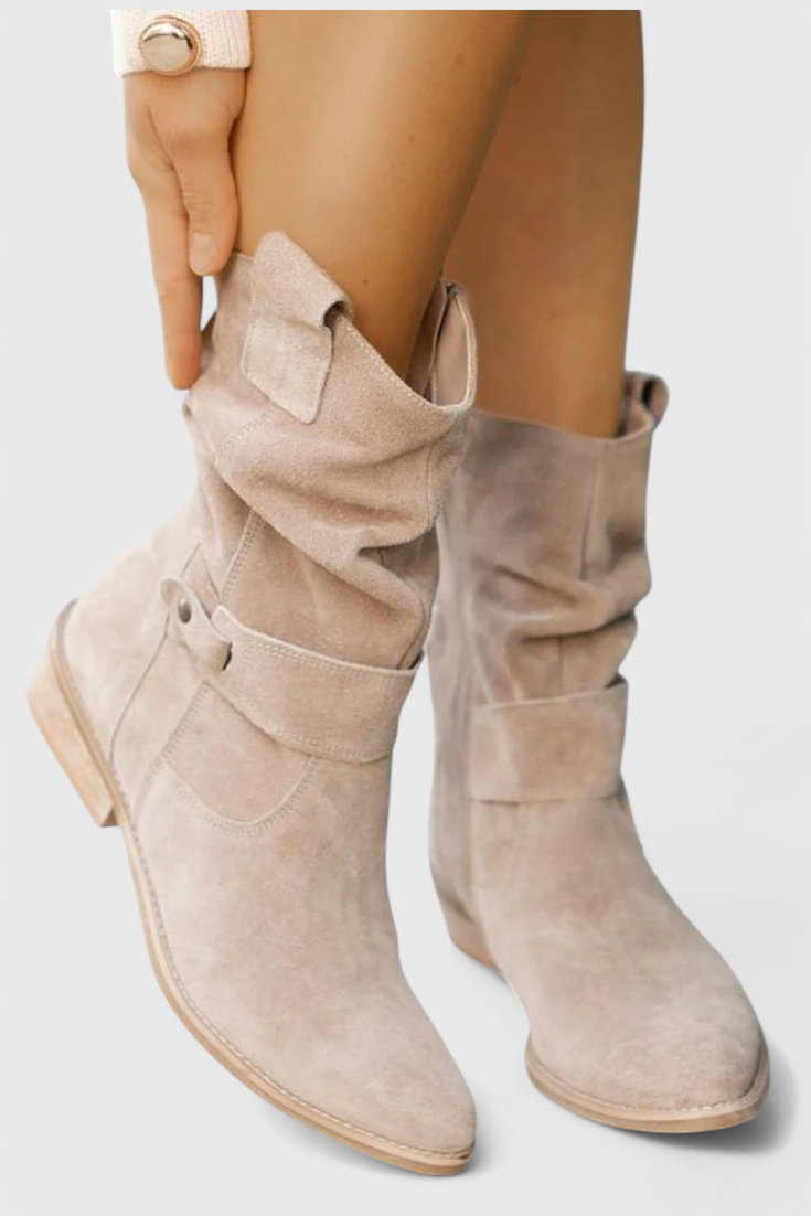 Aira - Classic Suede Ankle Boots