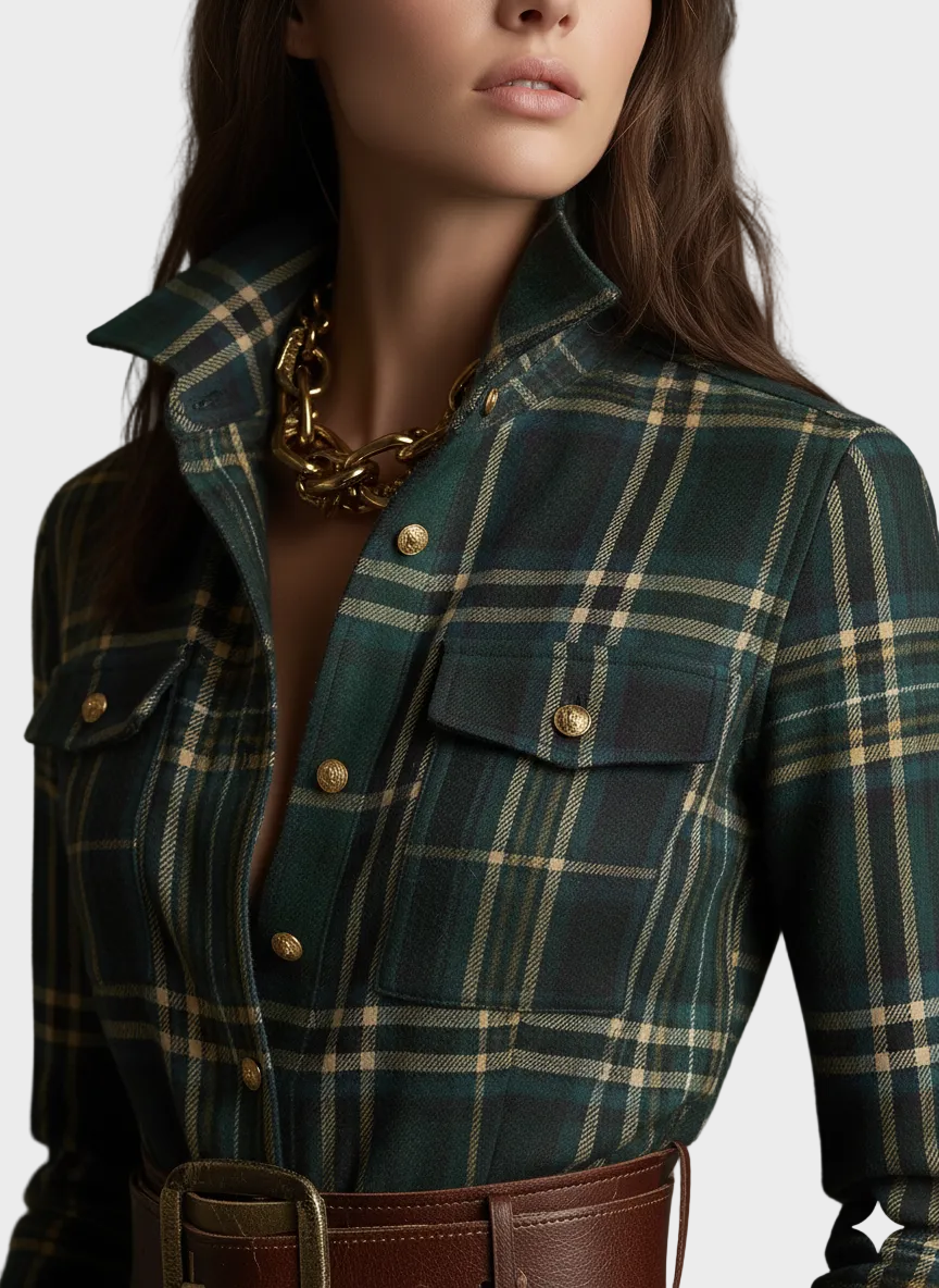 Scarlett | Belted Shirt Dress