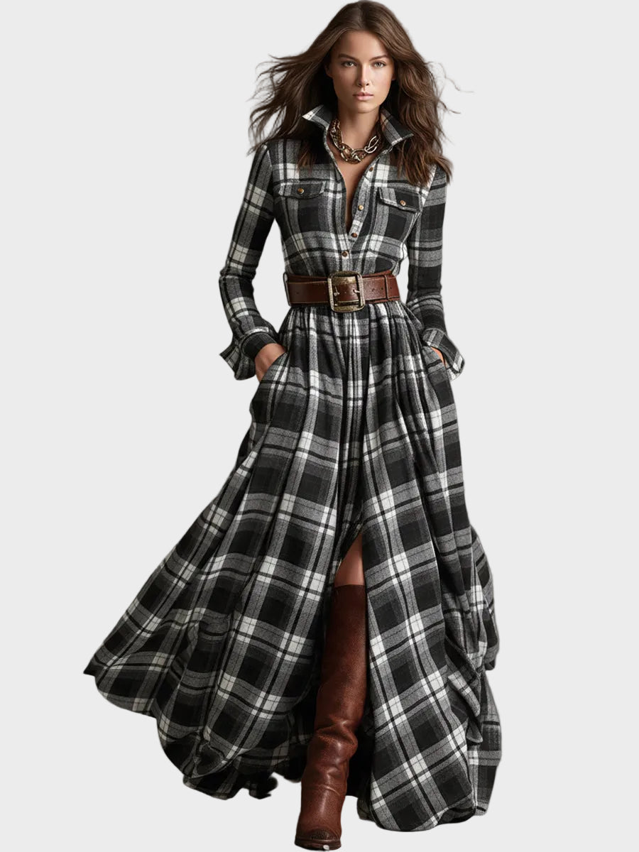 Scarlett | Belted Shirt Dress