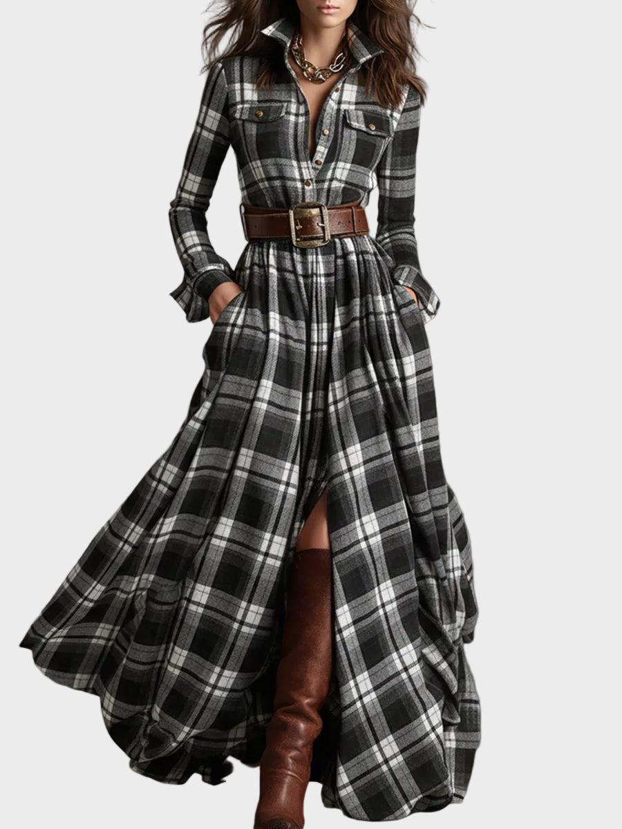 Scarlett | Belted Shirt Dress