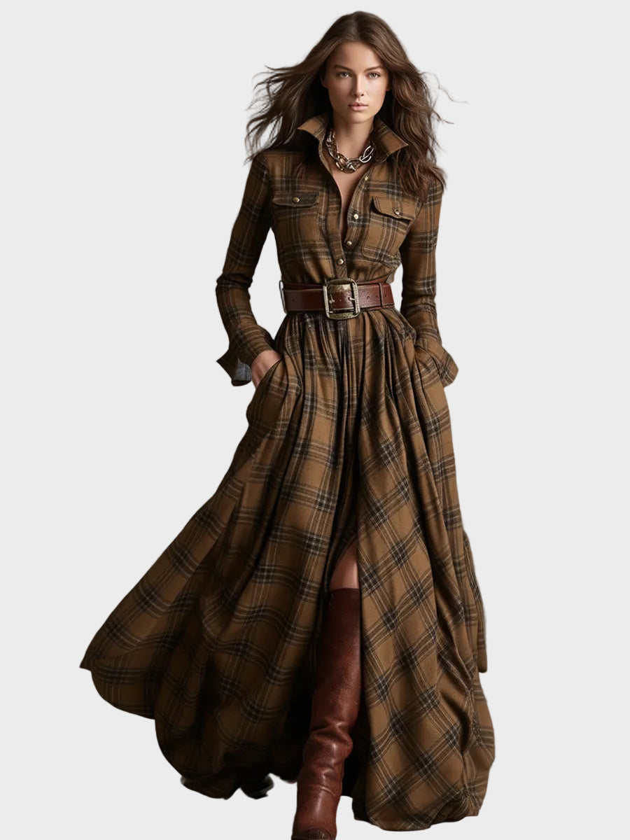 Scarlett | Belted Shirt Dress