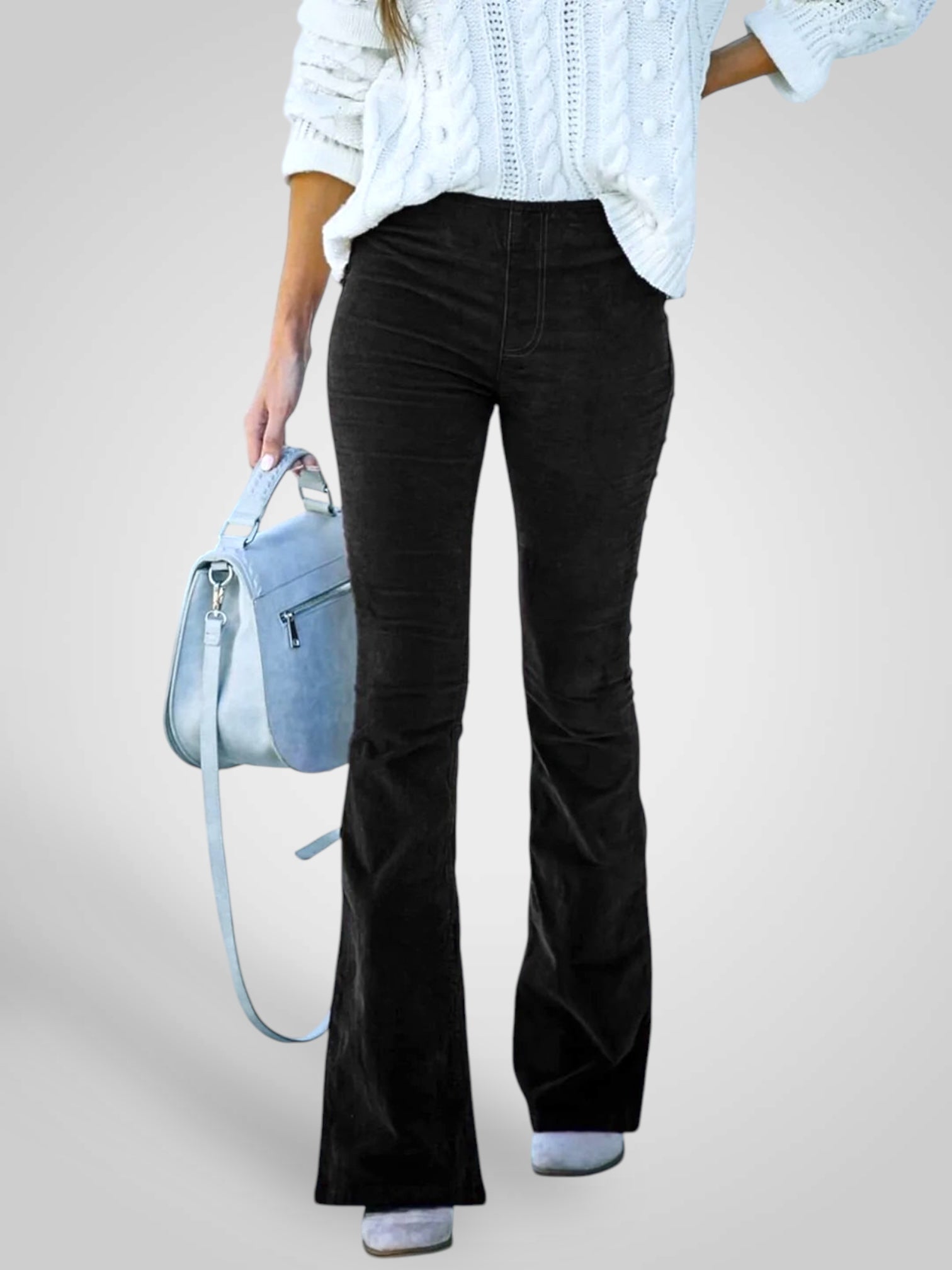 Nedda | High Waist Flare Pants - Stretch Fit