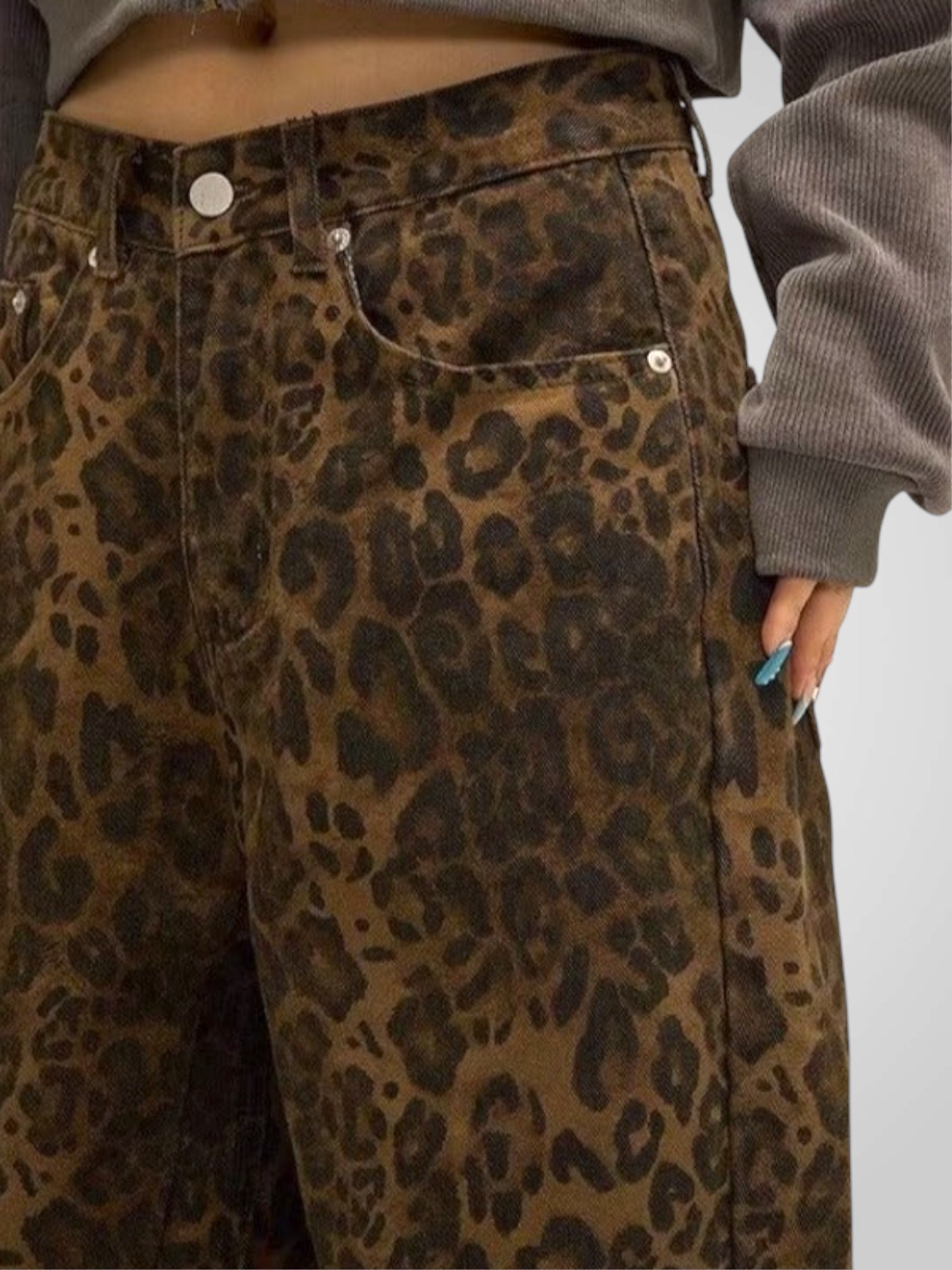 Leoni | Women's Leopard Print Pants