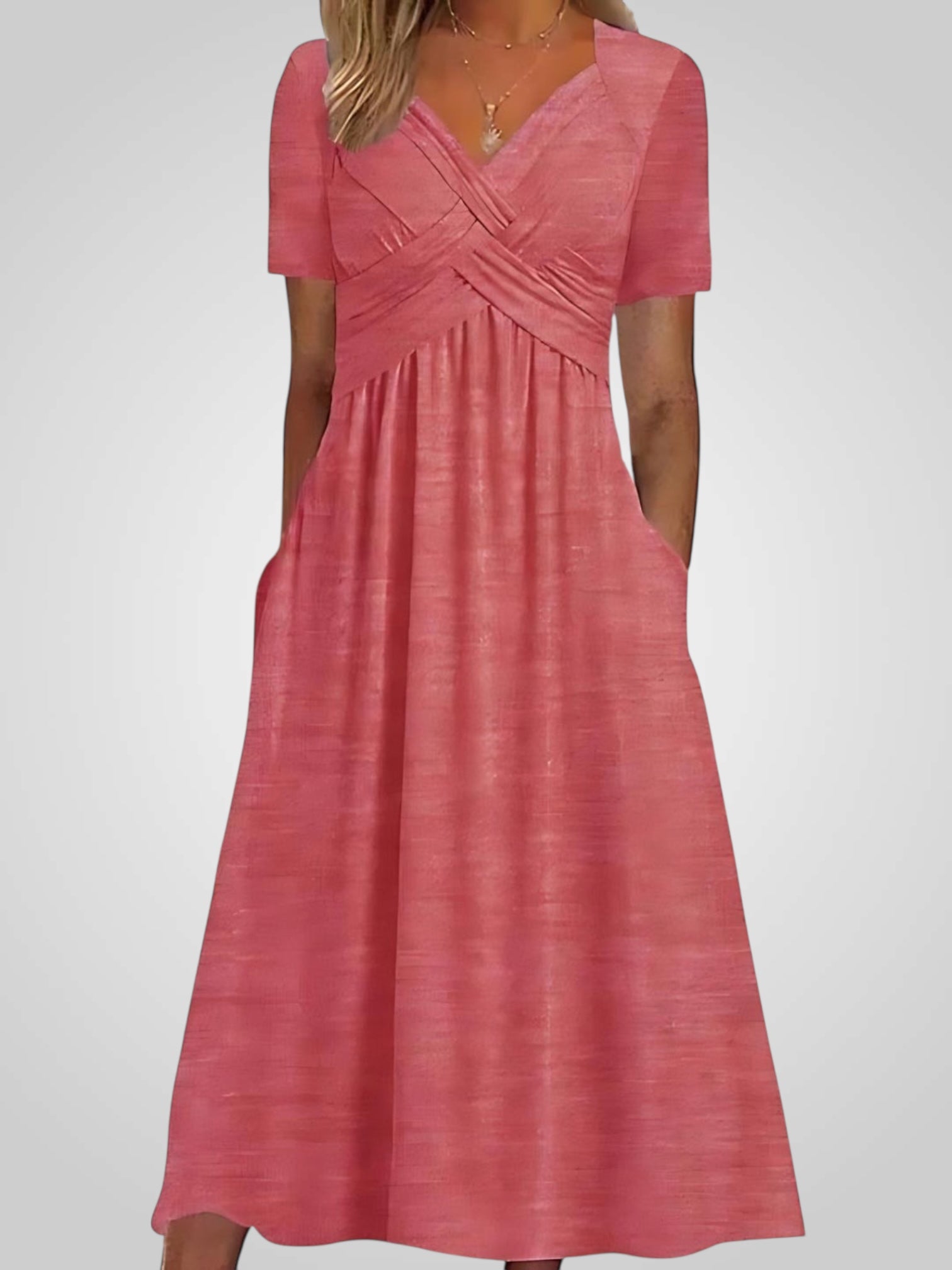 Carmen | Midi Dress with Belly Cover