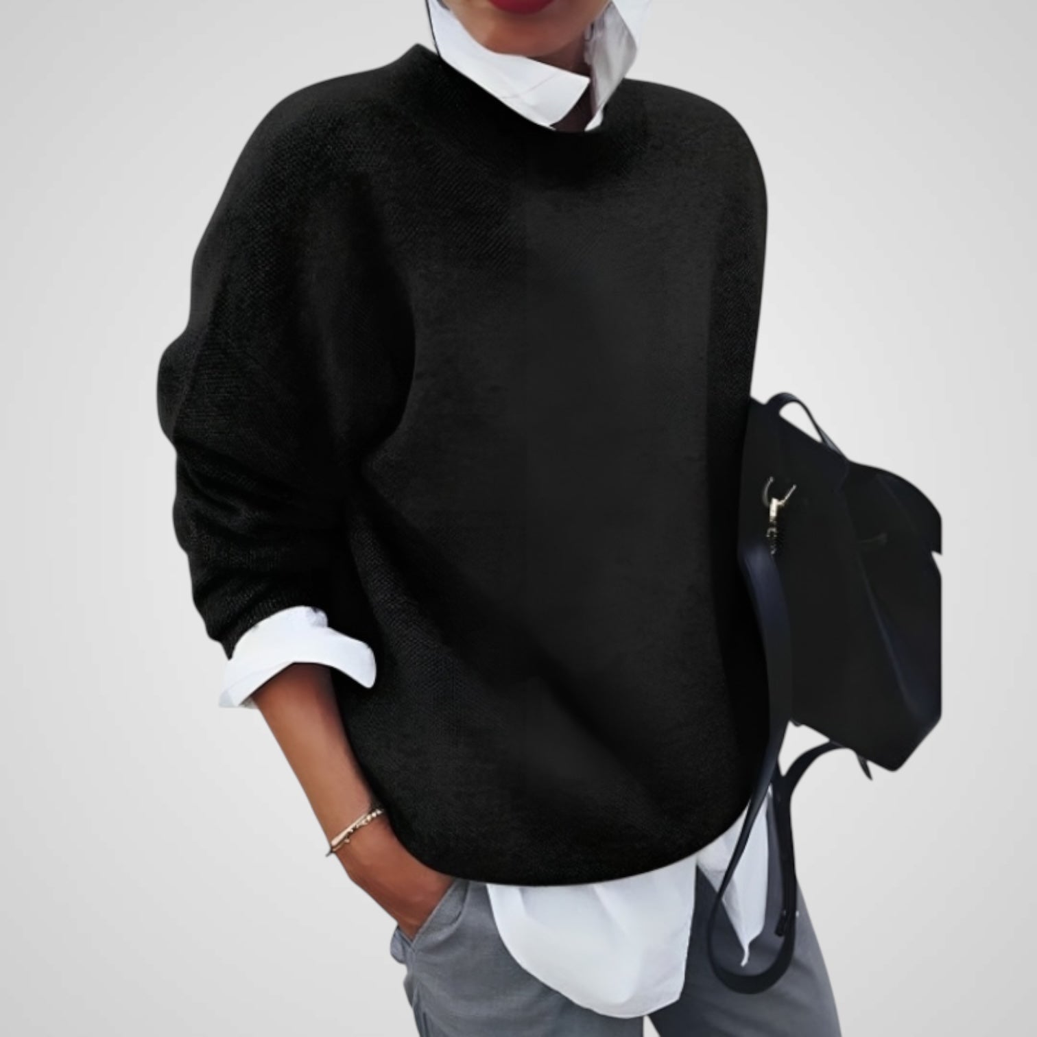 Cashmere | Casual Knitted Cashmere Sweater for Women