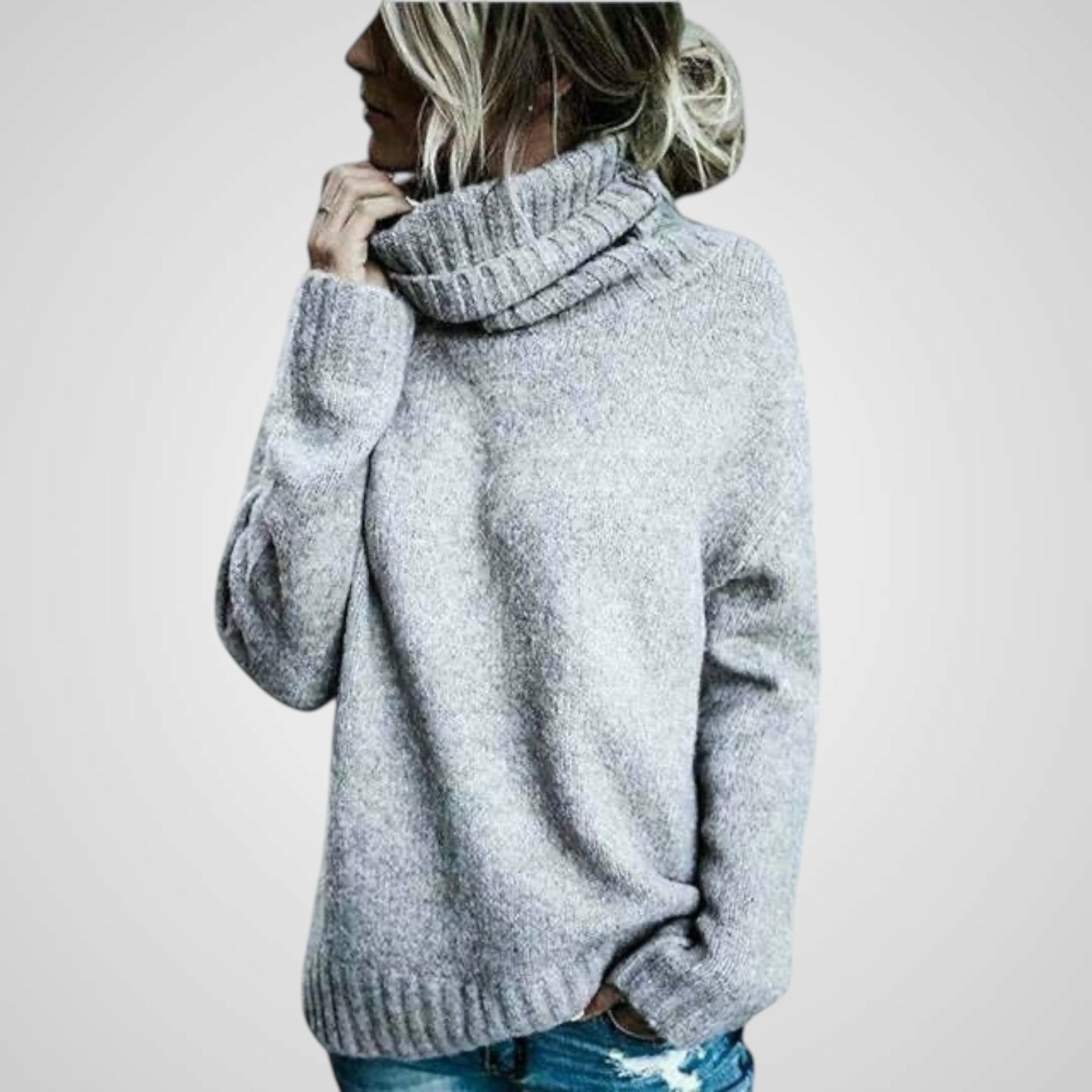 Anna | Comfortable Loose Wool Turtleneck Sweater