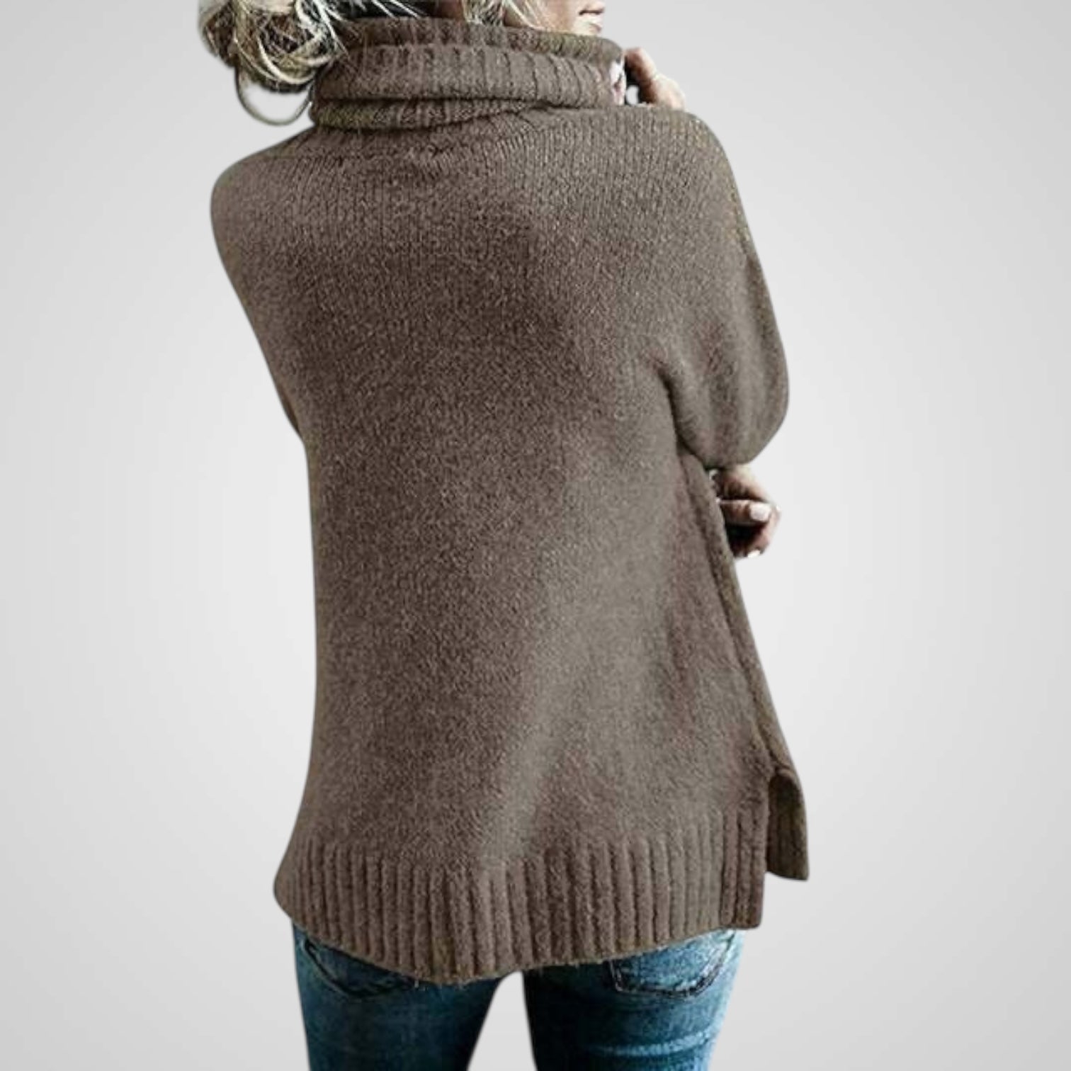 Anna | Comfortable Loose Wool Turtleneck Sweater