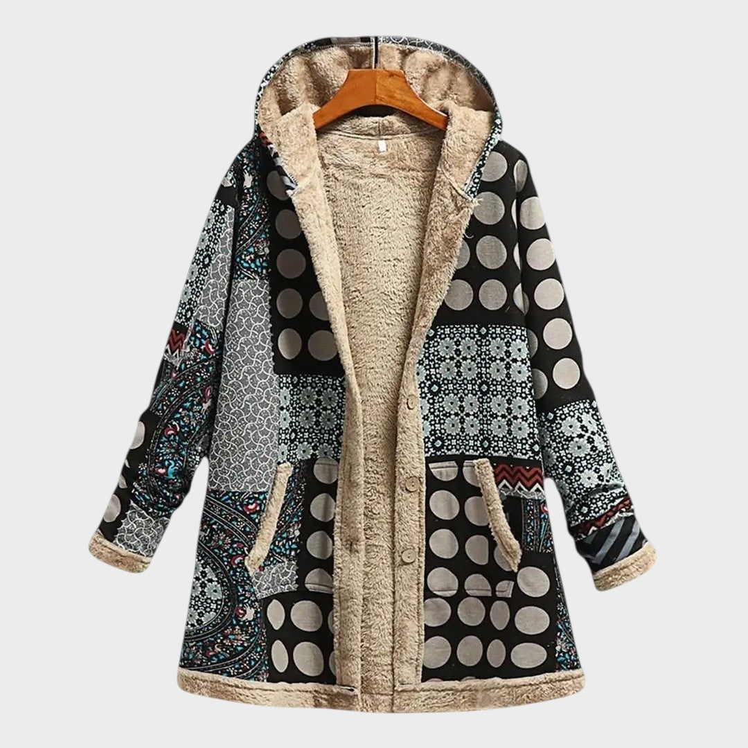 Camellia | Warm coat with fleece lining