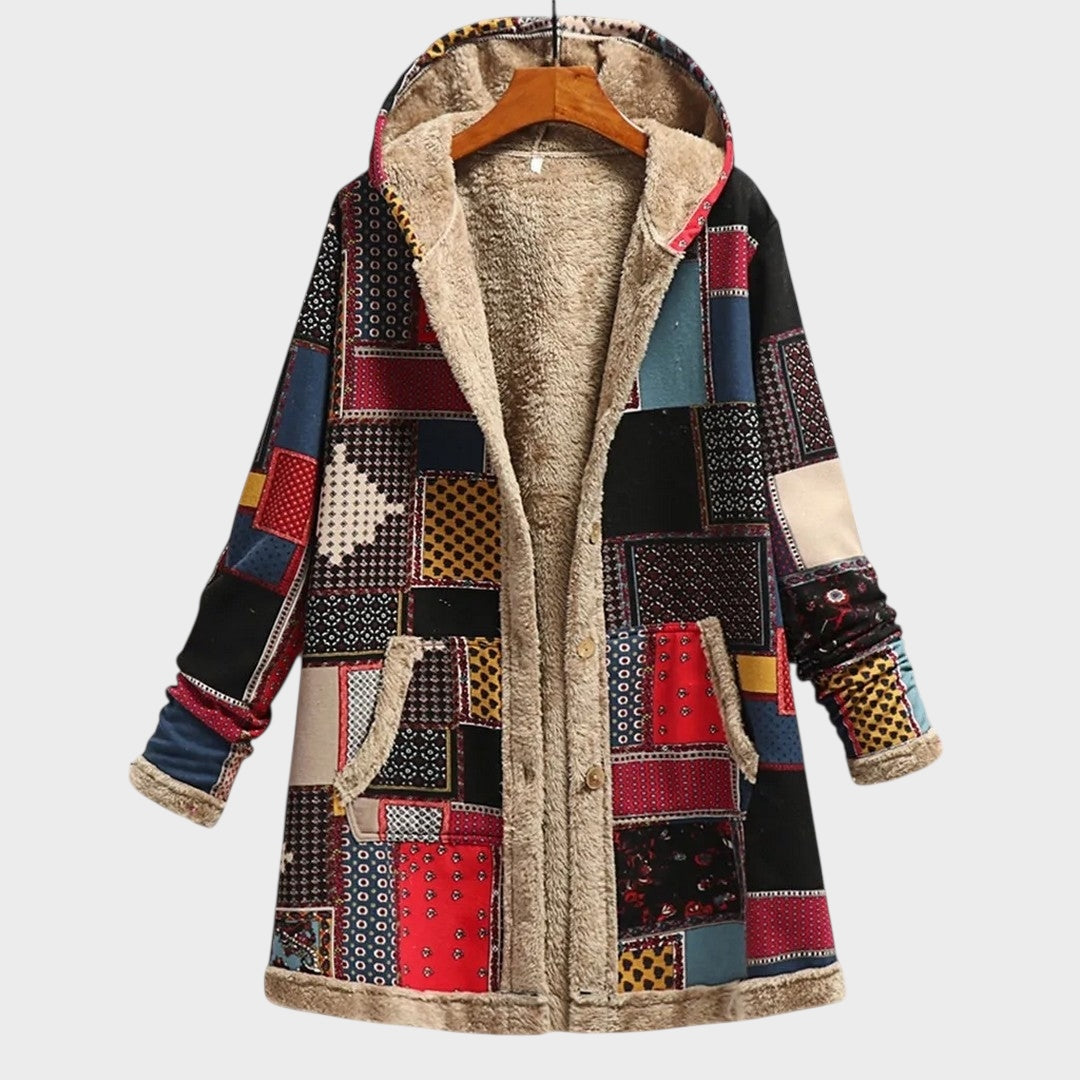 Camellia | Warm coat with fleece lining
