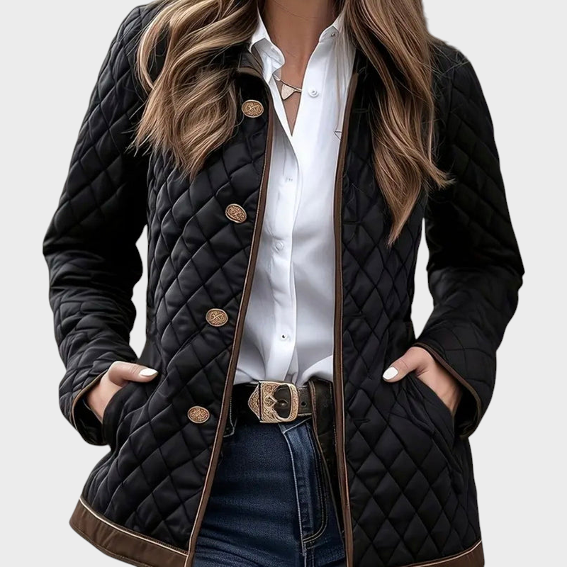 Sissi | Black Quilted Jacket