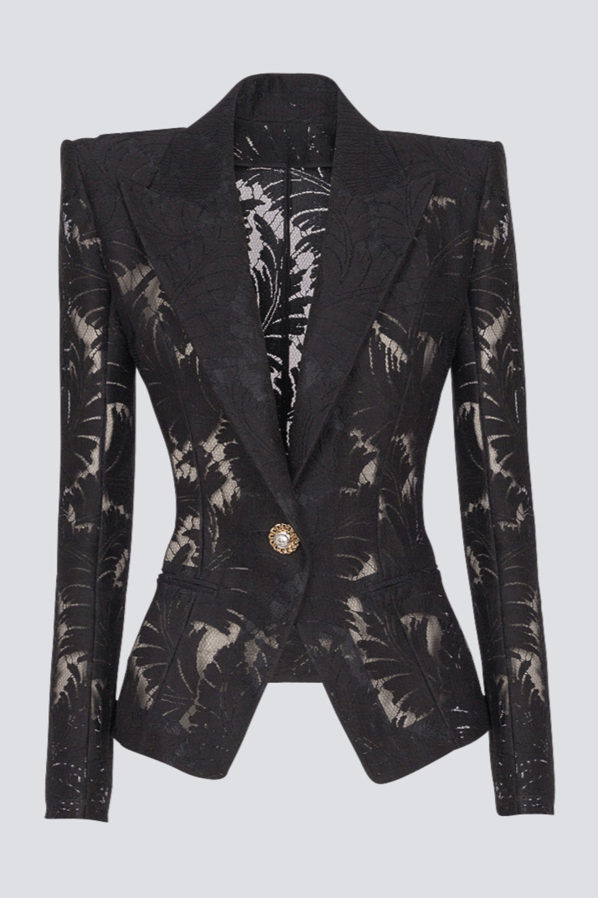 Kinan - Single Breasted Lace Blazer