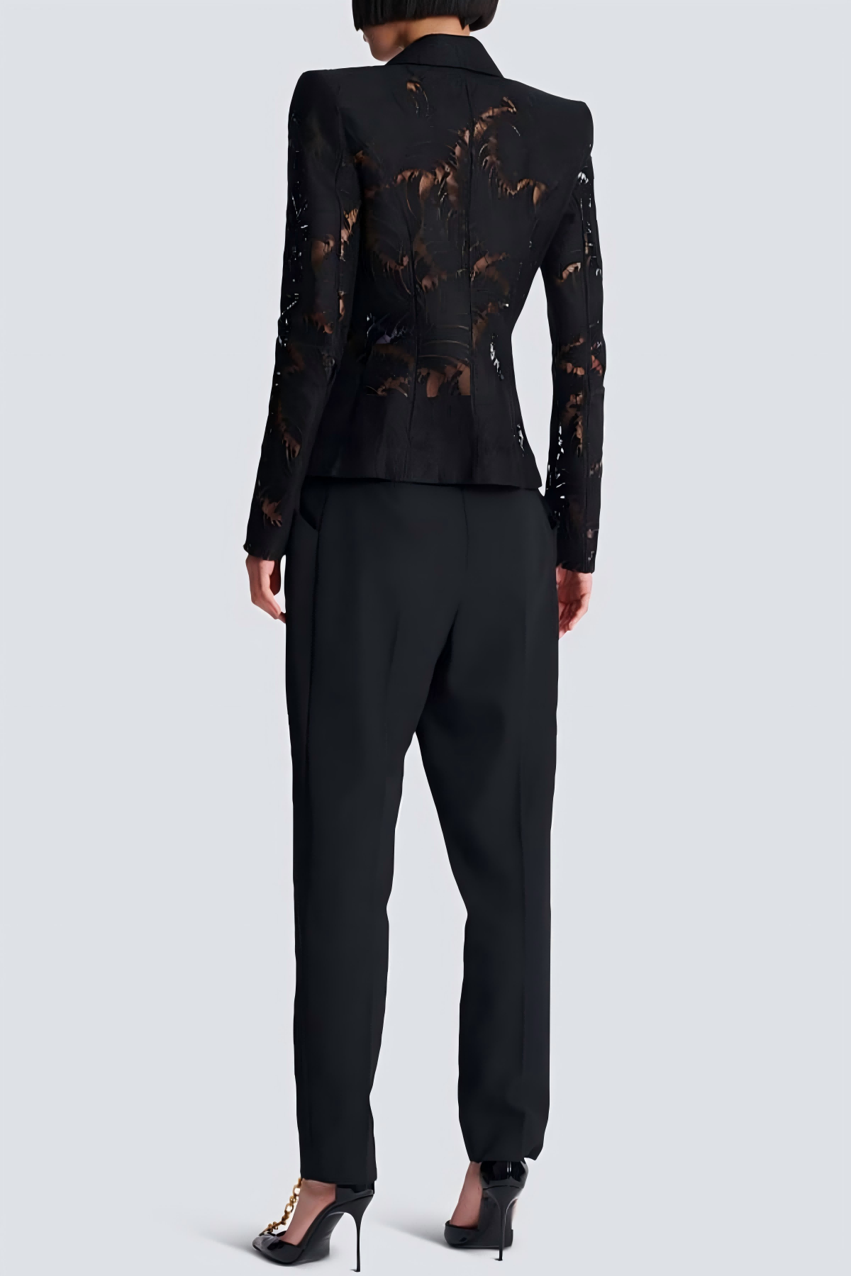 Kinan - Single Breasted Lace Blazer