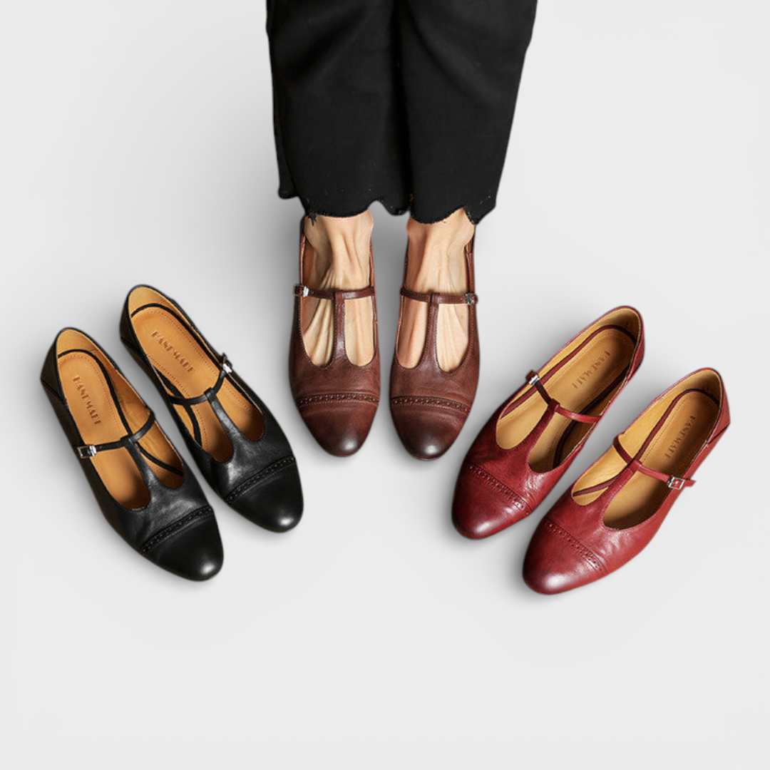 Judea | Genuine Leather Ballerinas