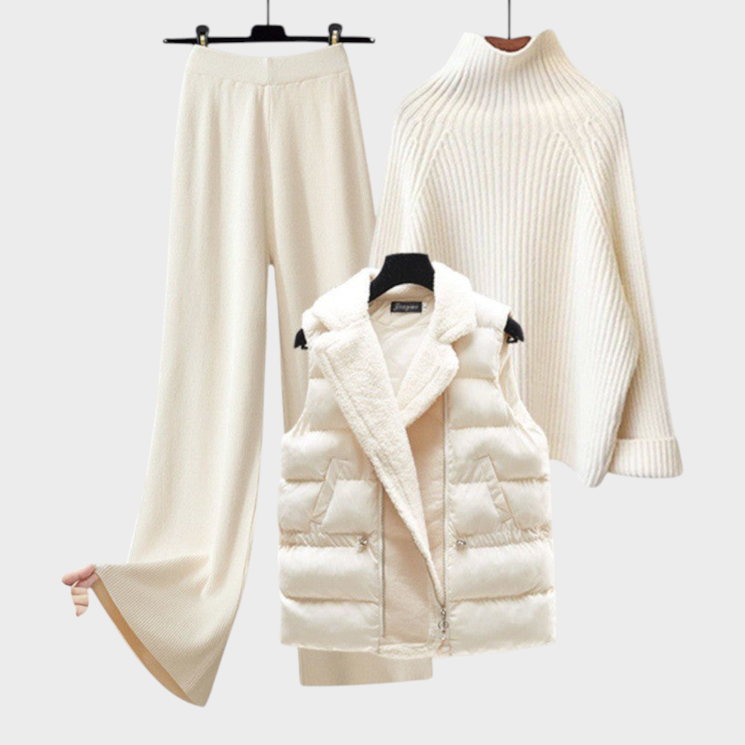 Isobel | Three-Piece Knitted Winter Set