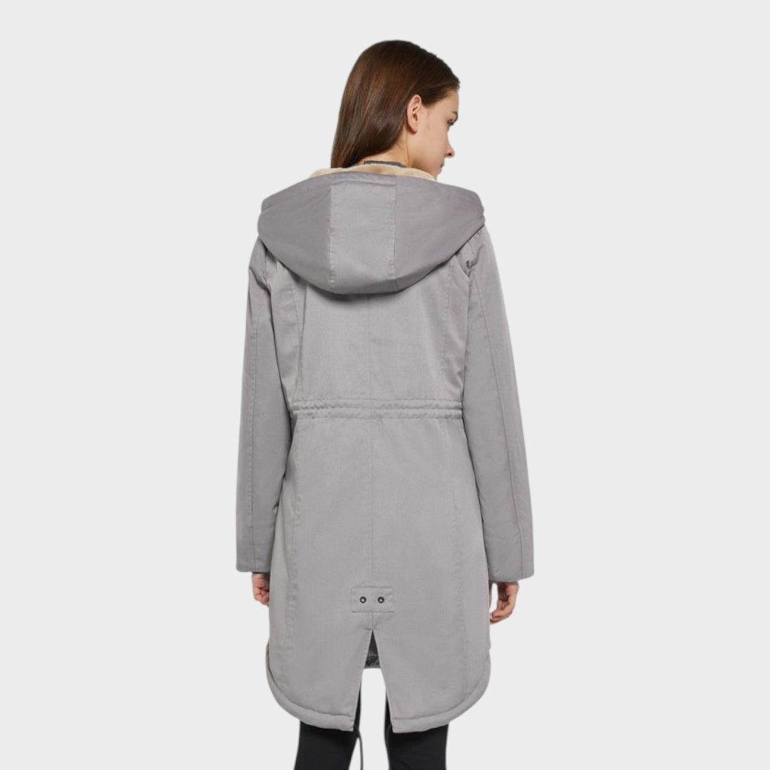 Eilish | Fleece Hooded Parka Jacket with Pockets