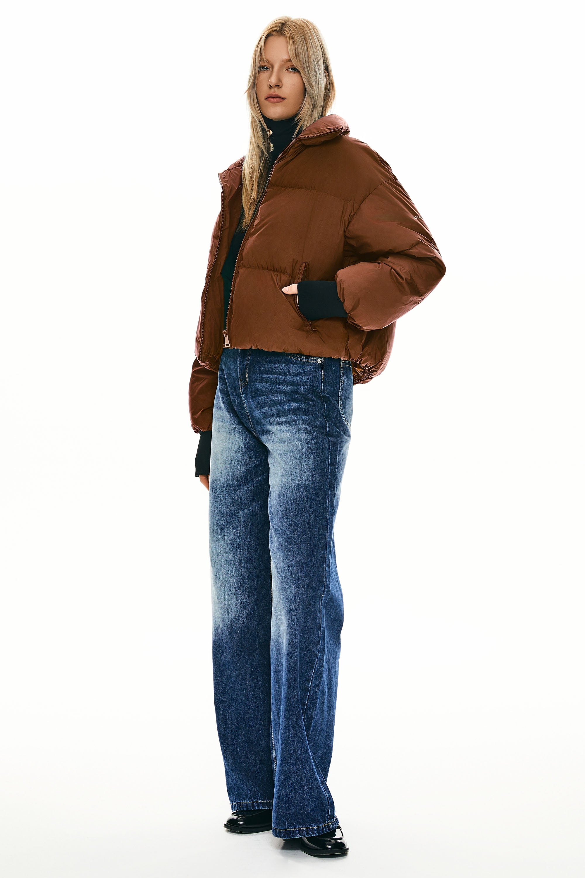 Dela |Classics Short Oversized Down Coat