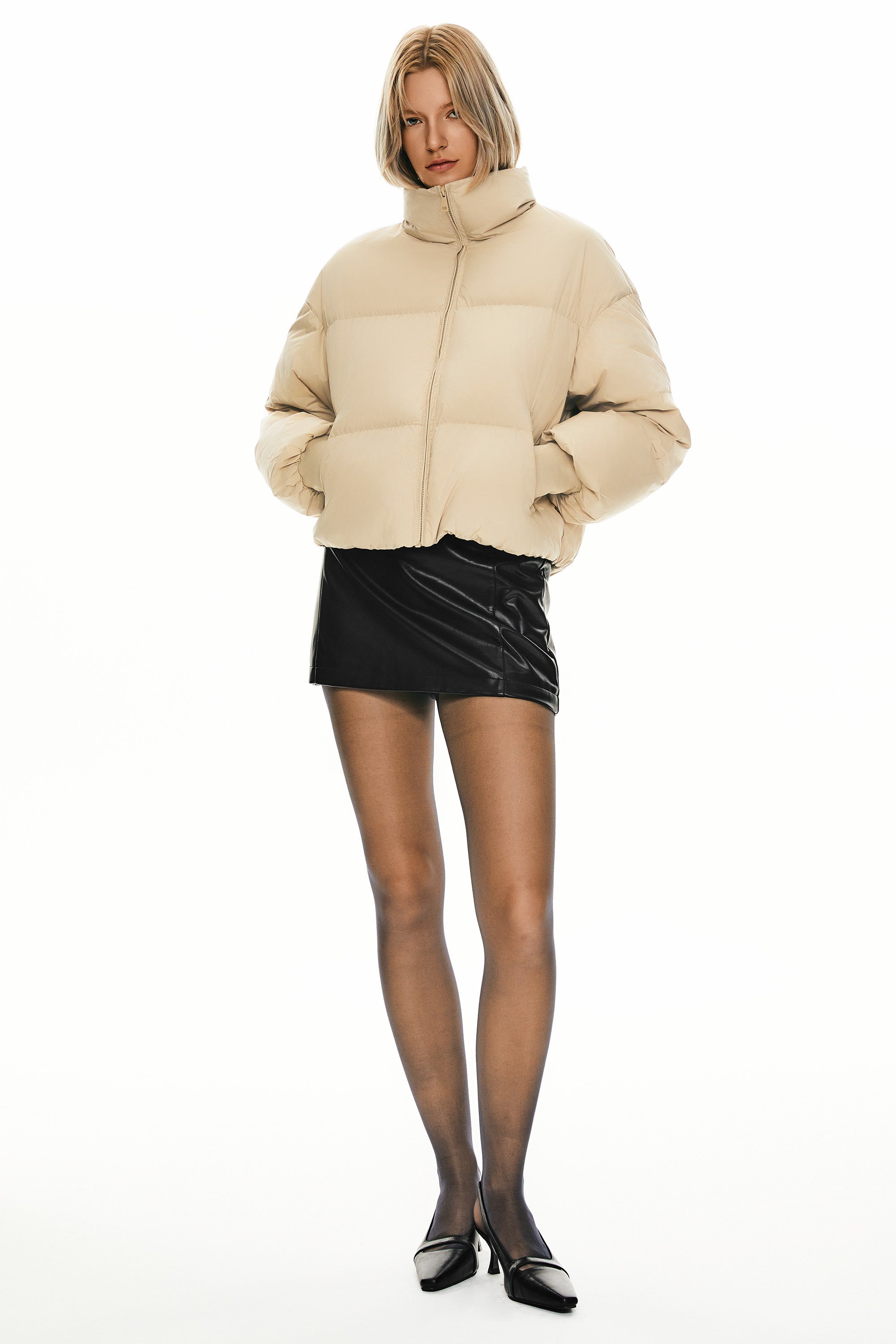 Dela |Classics Short Oversized Down Coat