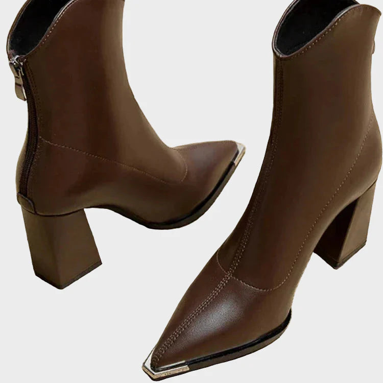 SIERRA | LEATHER BOOTS WITH DOT