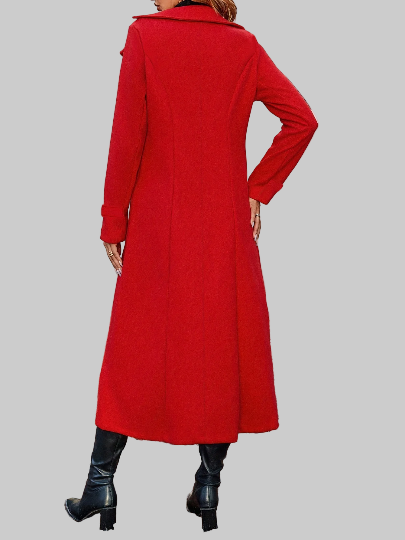 Mila double-breasted wool coat