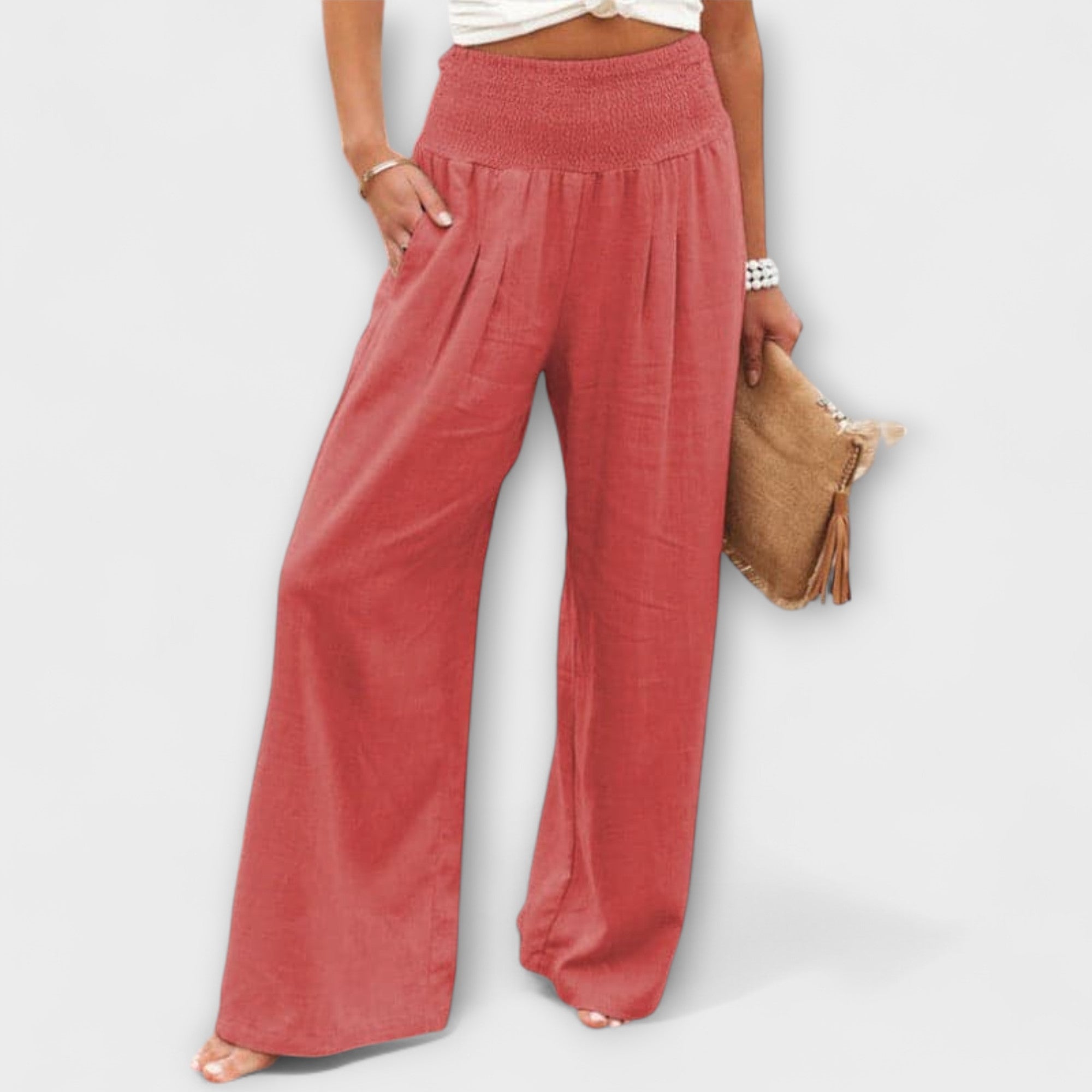Thearya - Loose and casual linen pants