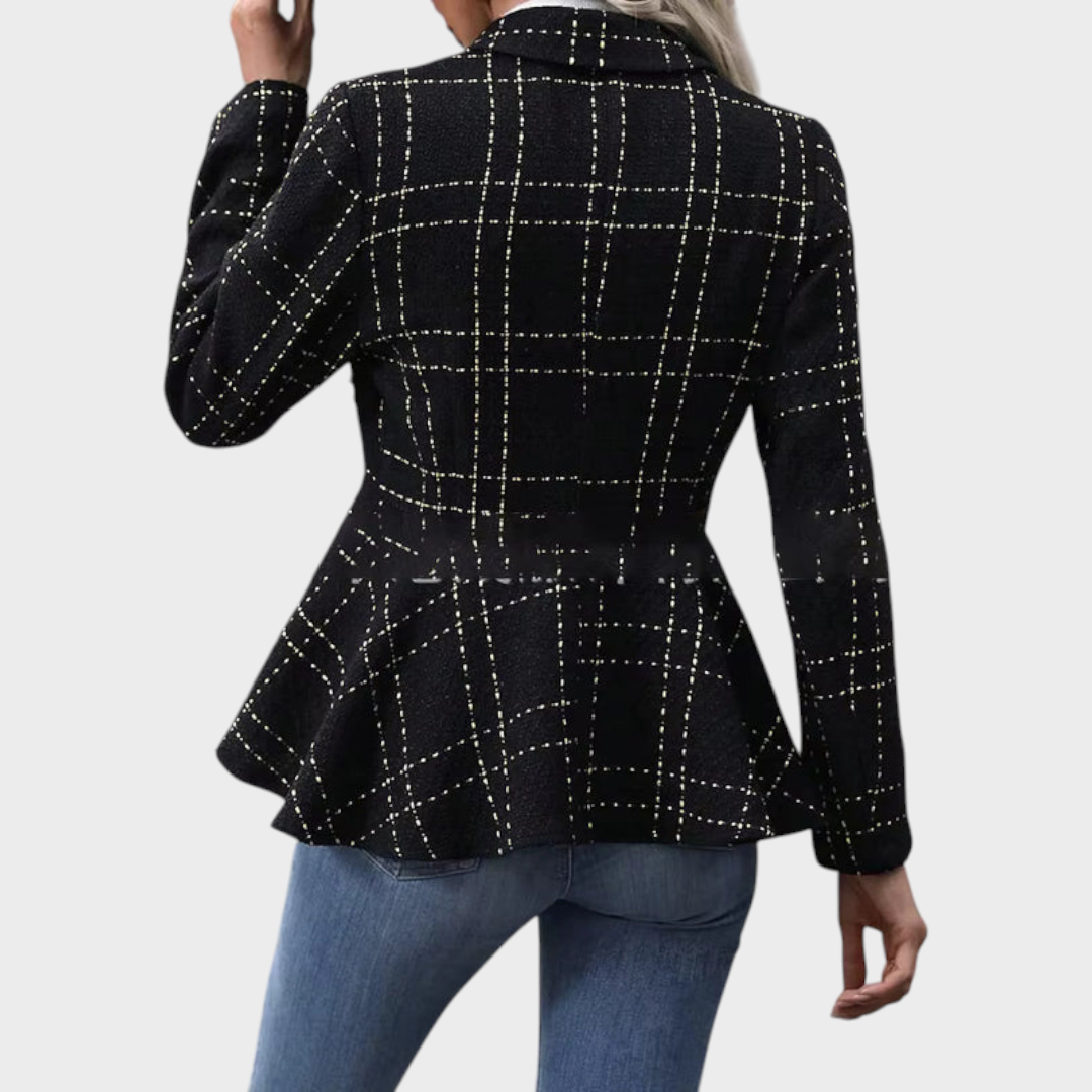 Dayana | Elegant Ruffle Flair Blazer