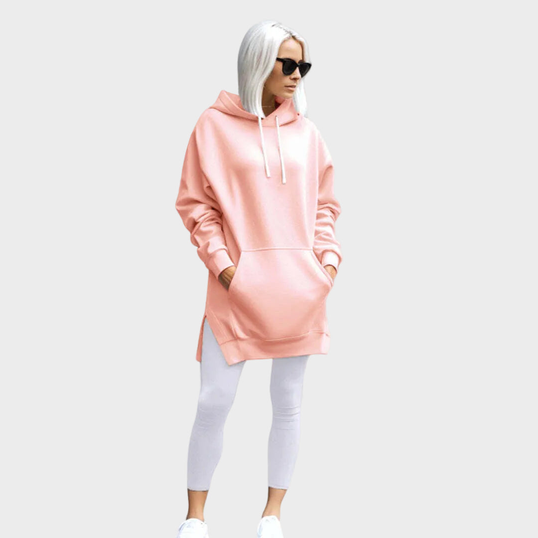 Rhea | Long Dress with Hood