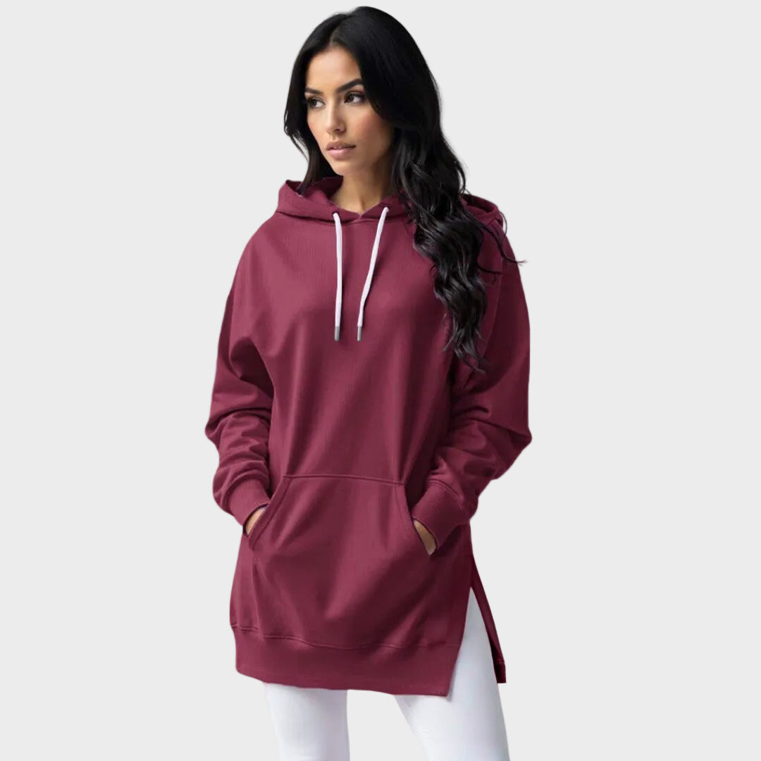 Rhea | Long Dress with Hood