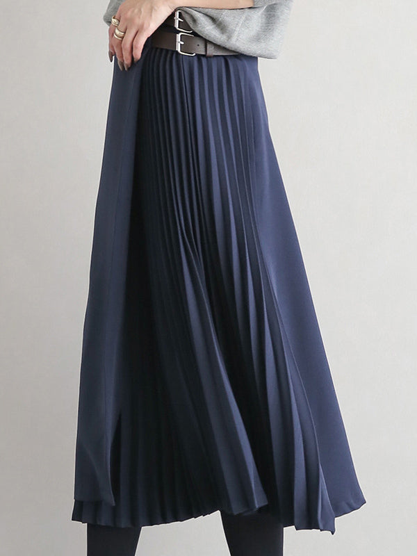 Giana | Graceful A-Line Pleated Skirt