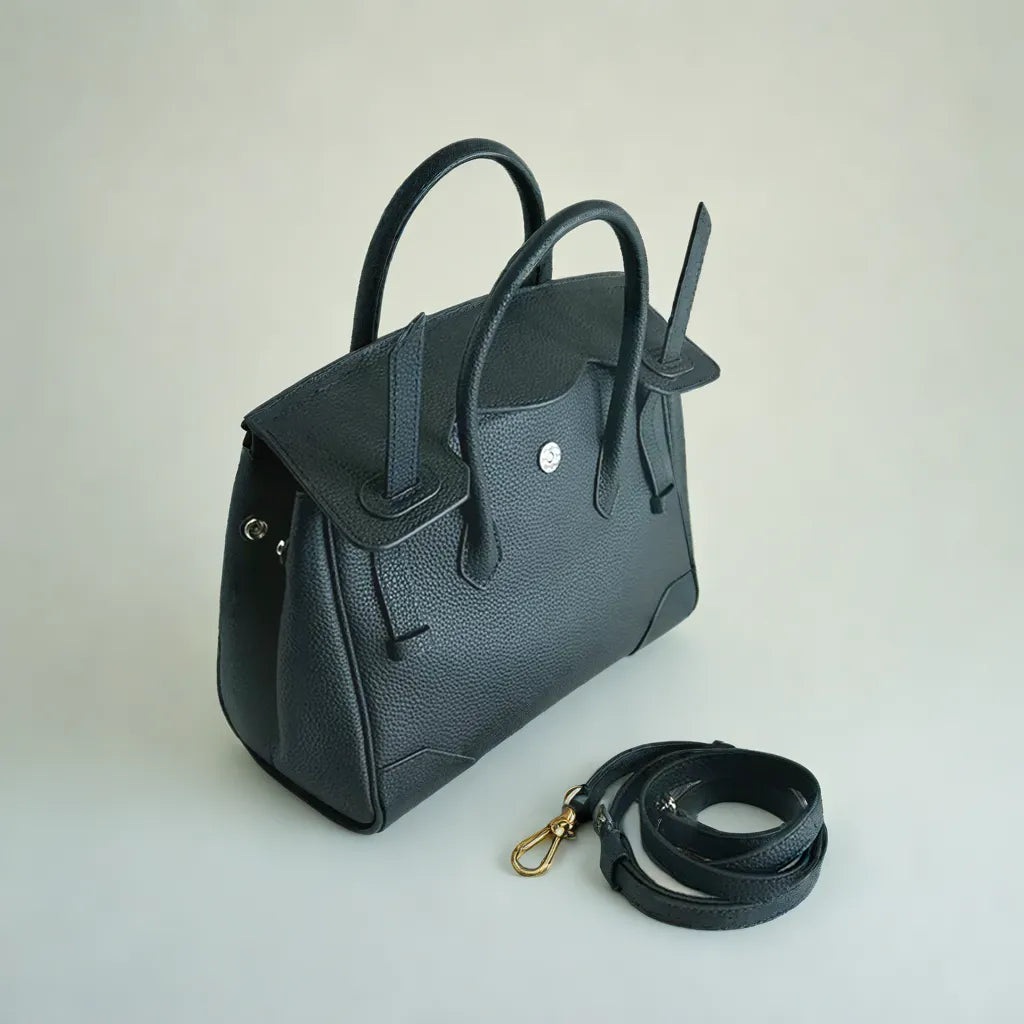 Petrina | Black wood bag