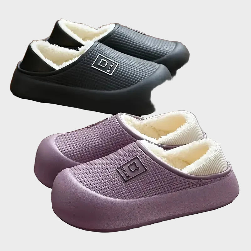 Monica Fleece-Lined Winter Slippers