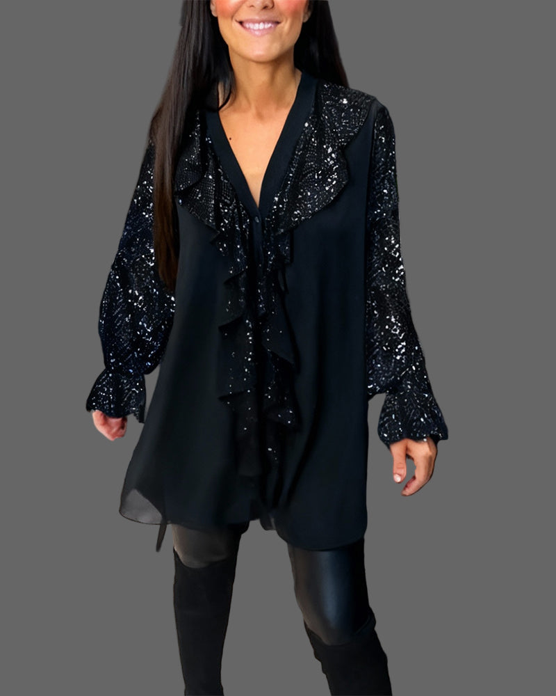 loose, solid-colored t-shirts with ruffles